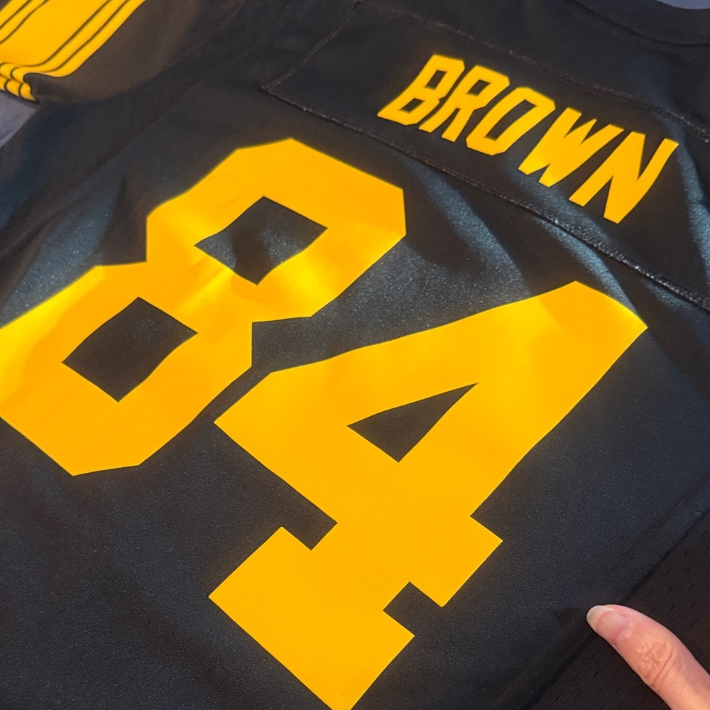 Nike NFL on Field Pittsburgh Steelers Youth L Jersey Antonio Brown #84 - Picture 7 of 7